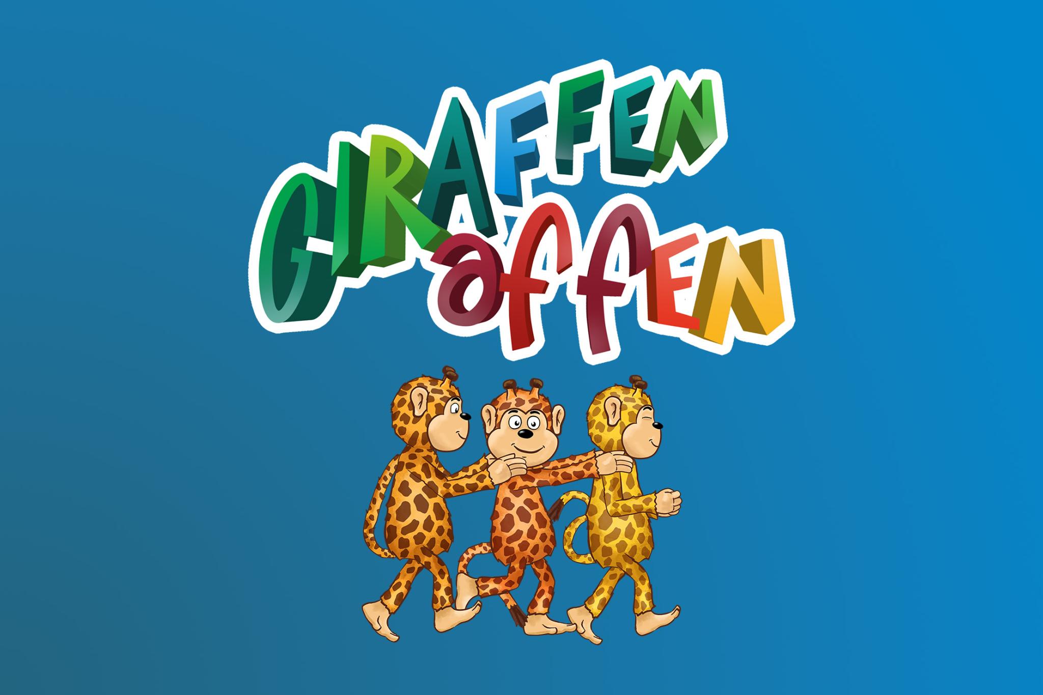 Giraffenaffen Schriftzug