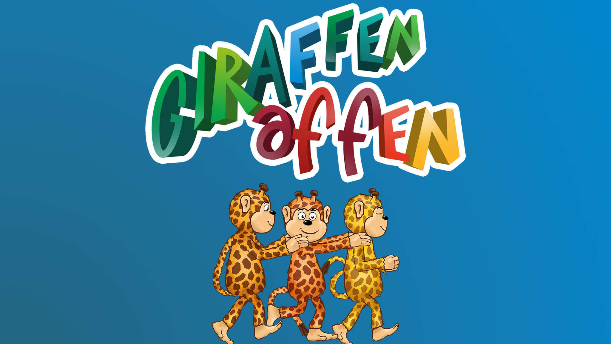 Giraffenaffen Schriftzug