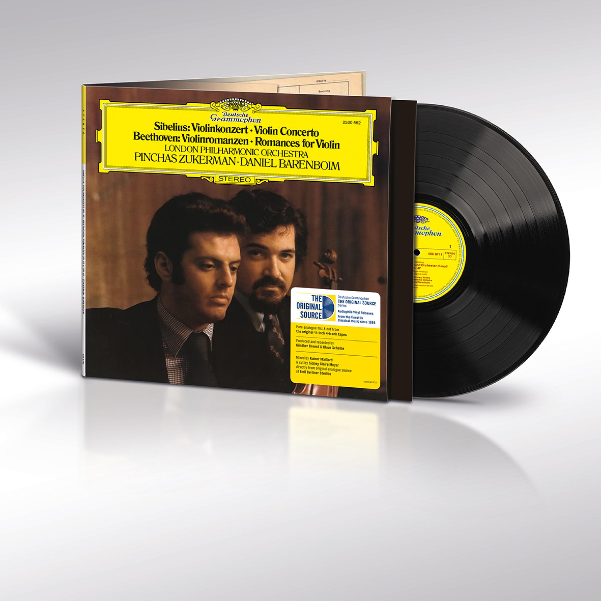 Daniel Barenboim - Sibelius: Violin Concerto in D Minor, Op. 47 / Beethoven: Violin Romance Nos. 1 & 2 - Original Source Packshot