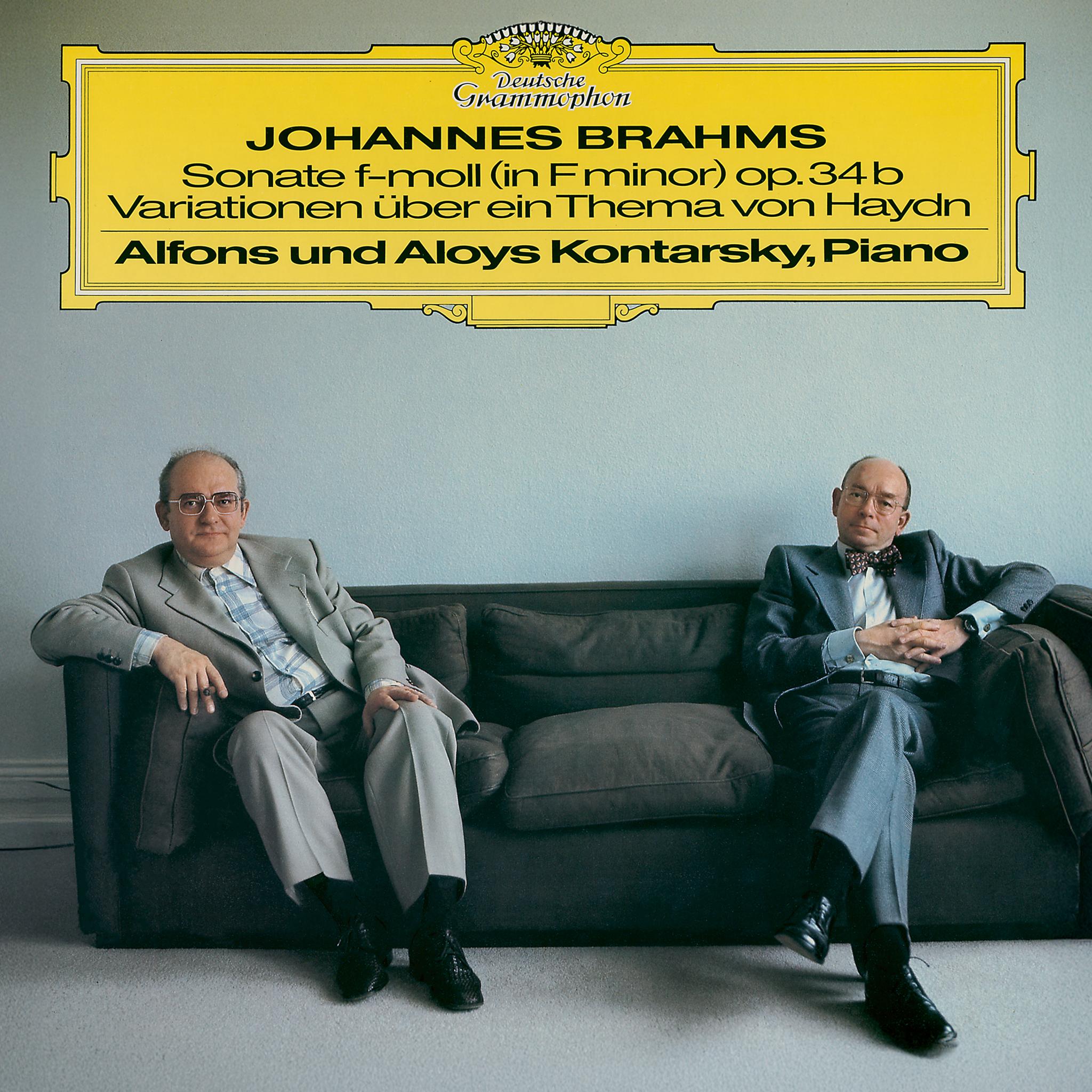 Alfons & Aloys Kontarsky - Brahms: Sonata in F Minor, Op. 34b; Variations on a Theme by Haydn, Op. 56b 