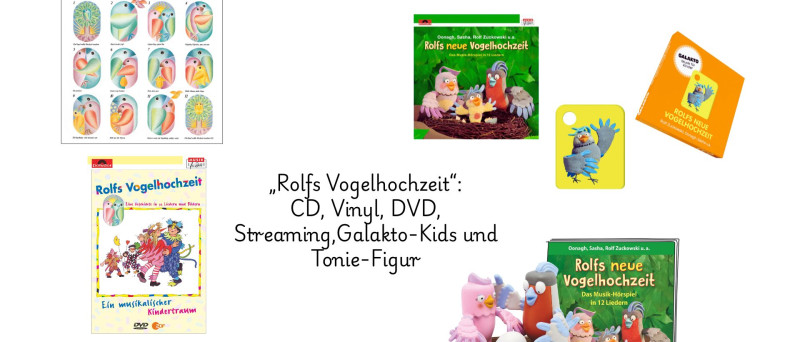 „Rolfs Vogelhochzeit“ - Das Medienpaket für den Plattenteller und zum Streamen