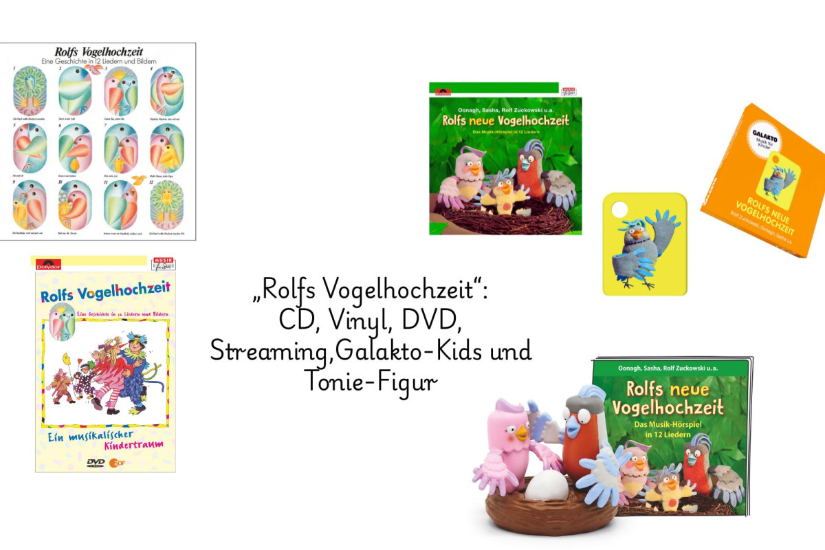 „Rolfs Vogelhochzeit“ - Das Medienpaket für den Plattenteller und zum Streamen
