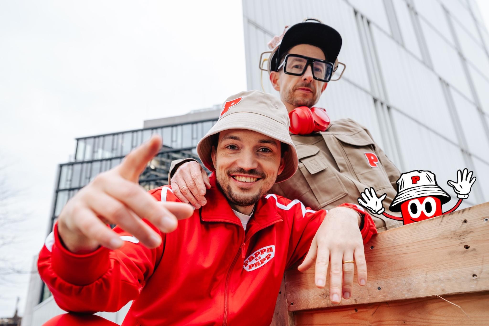 Pappalapapp: Falk und Dave in the Box (v.l.n.r.)