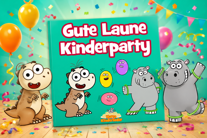 "Gute Lauen Kinderparty" ist eine bunte Compilation für Bewegung, Spaß und kleine Alltagsmomente