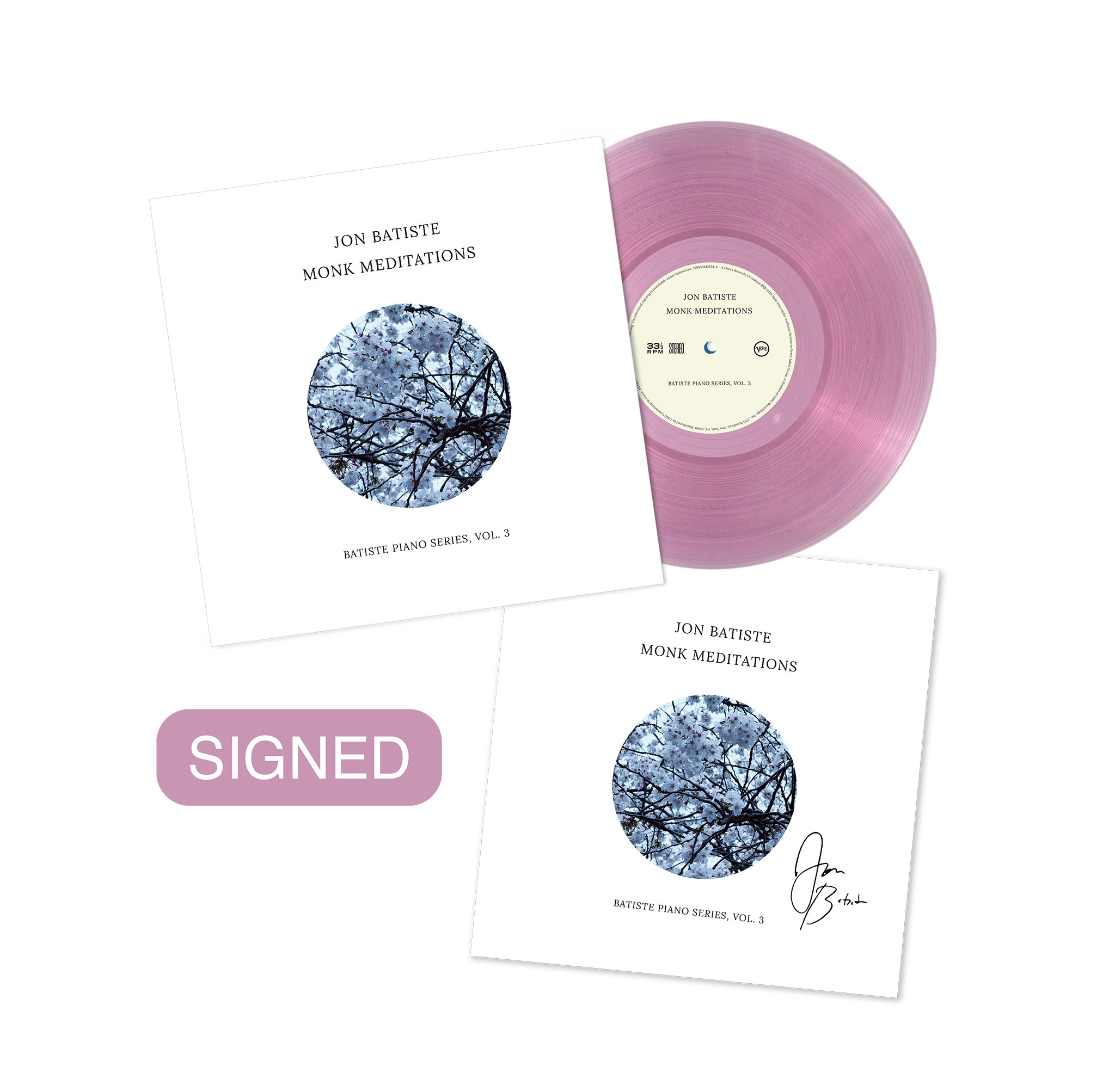 Jon Batiste - Monk Meditations Col. LP + Signed AC