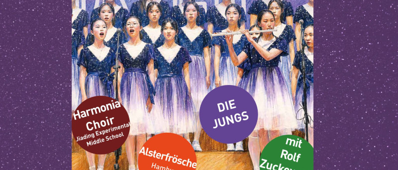 Chorbegegnung Hamburg - Shanghai mit Rolf Zuckowski 