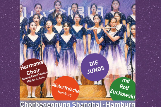 Chorbegegnung Hamburg - Shanghai mit Rolf Zuckowski 