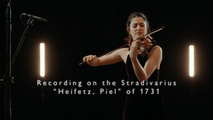 Recording on the Stradivarius "Heifetz, Piel" of 1731 (Trailer)