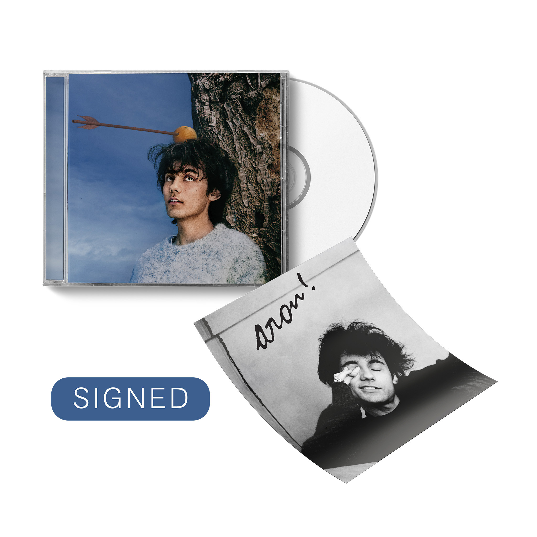 aron! - Too Close For Running (Signed CD)
