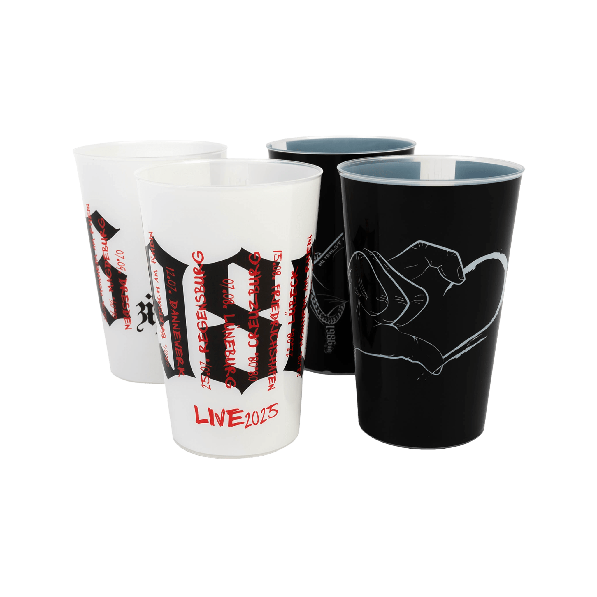 Tourbecher 4er Set 2025