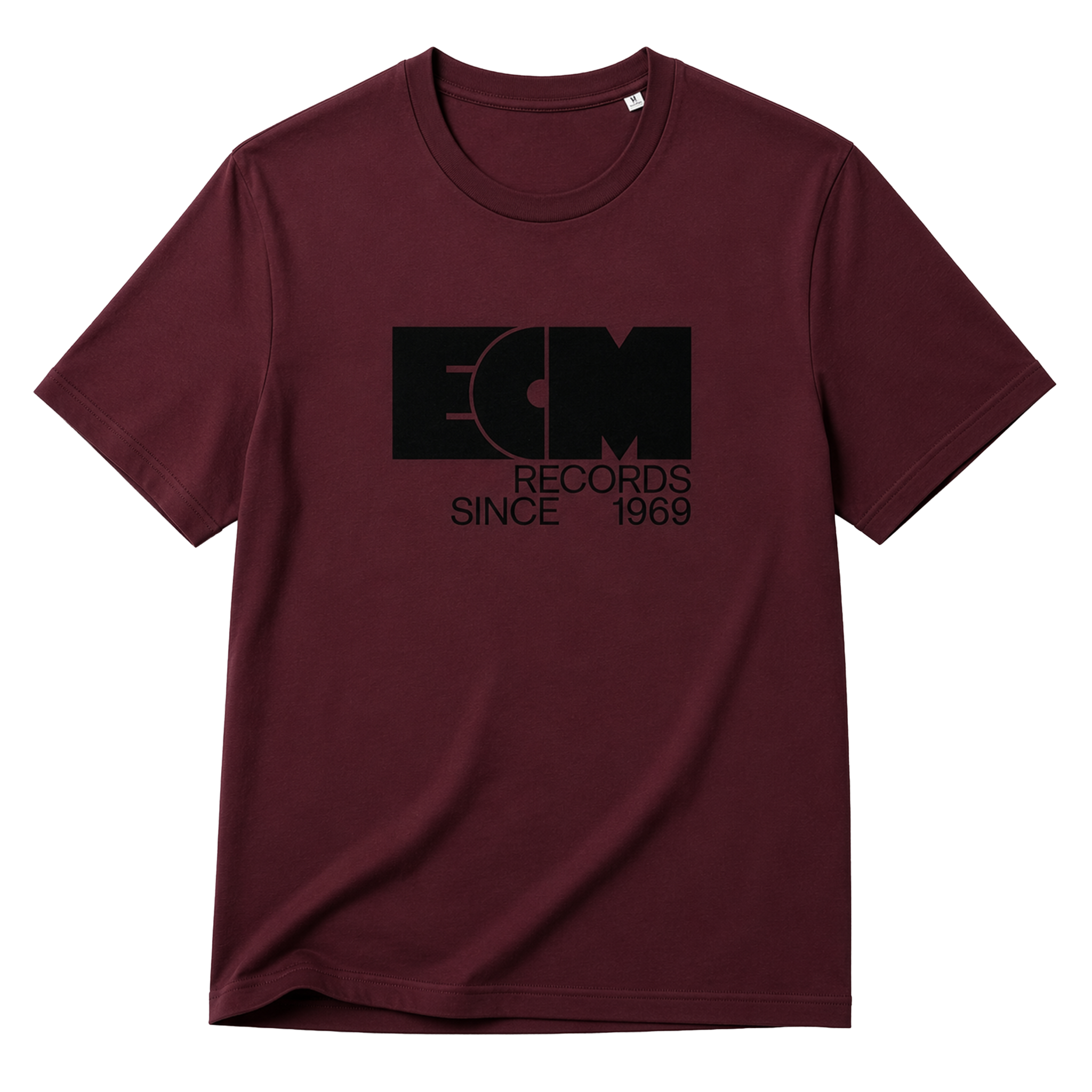 ECM Logo T-Shirt Burgundy