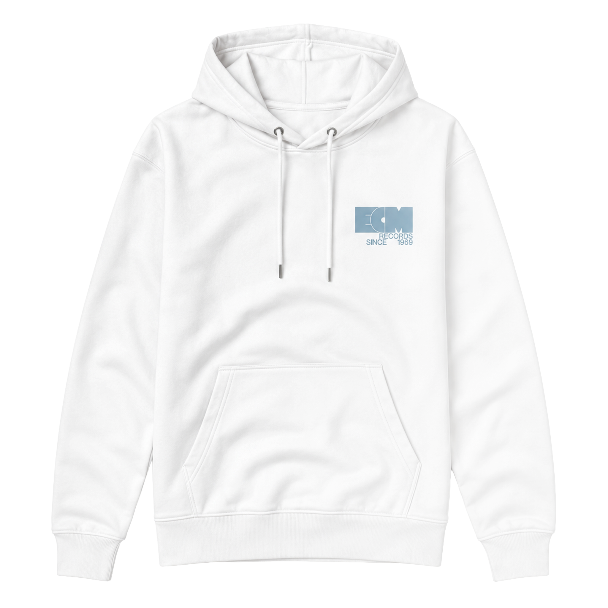 ECM Logo Hoodie White