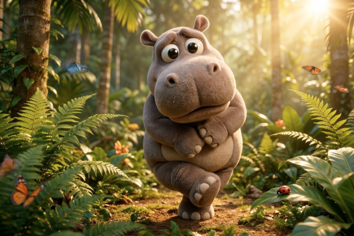 Muss ganz dringend mal für kleine Nilpferde: Zehn Jahre nach Veröffentlichung bekommt der beliebteste Song der Giraffenaffen Gang ein eigenes Video