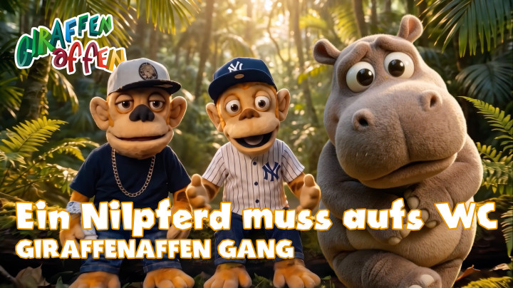 Ein Nilpferd muss aufs WC