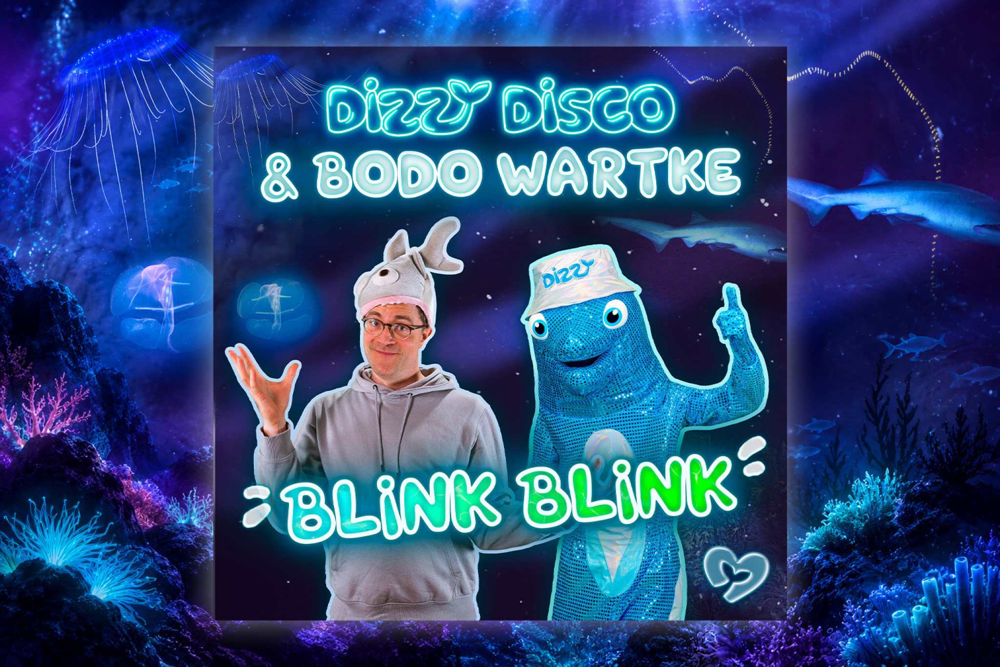 Machen Taschenlampenparty in der Lagune Nr. 3: Dizzy Disco und Bodo Wartke