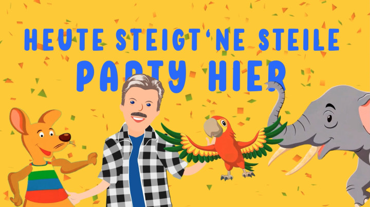 Heute steigt die Party hier