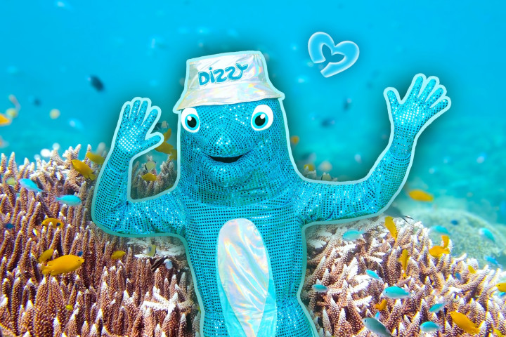 Aquatastische Aussichten: Dizzy Disco hat in ihre glitzernde Unterwasserwelt geladen