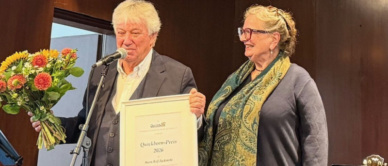 Rolf Zuckowski mit dem Quickborn-Preis ausgezeichnet