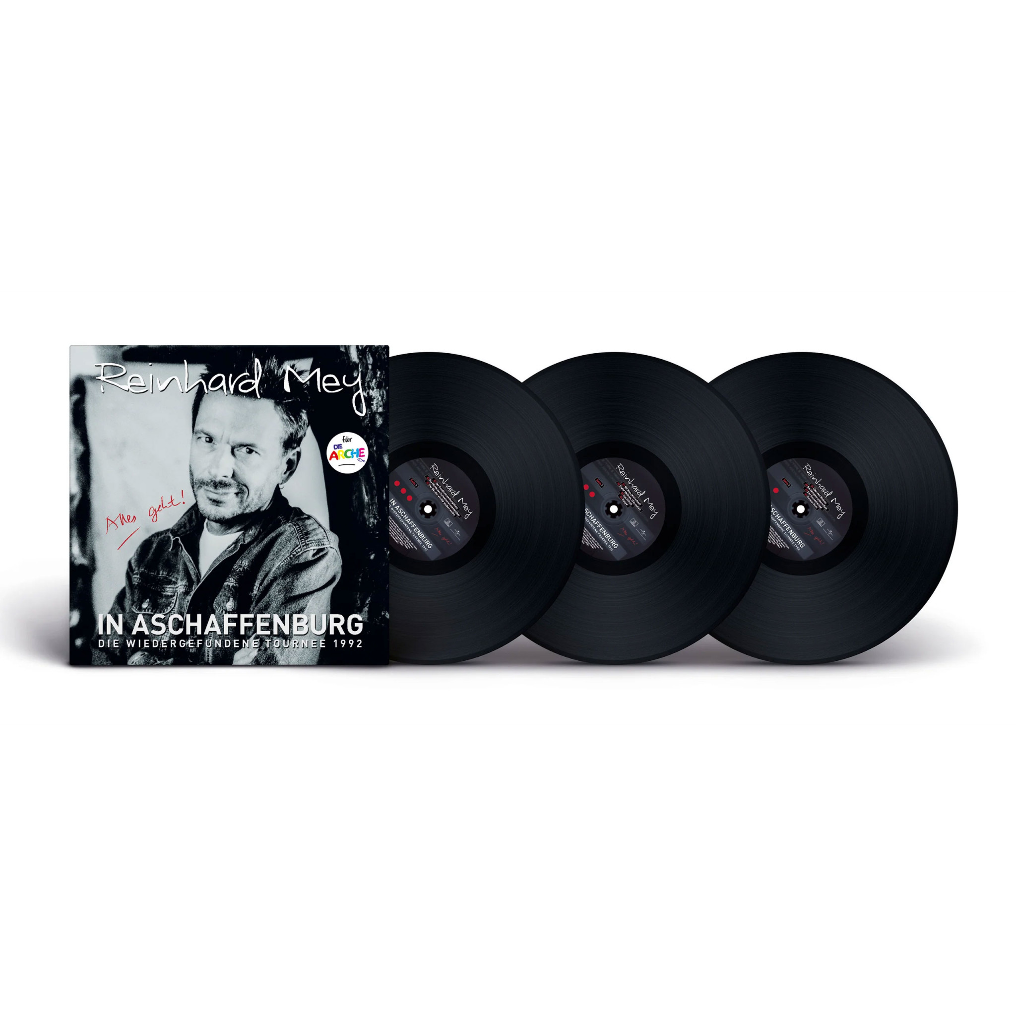 Reinhard Mey IN ASCHAFFENBURG - die wiedergefundene Tournee 1992 3LP