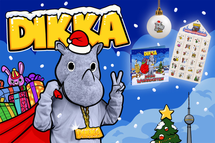 Es weihnachtet sehr: DIKKAs Weihnachtsalbum "DIKKA WEIHNACHTEN" erscheint auch als streng limitiertes Fan-Bundle.