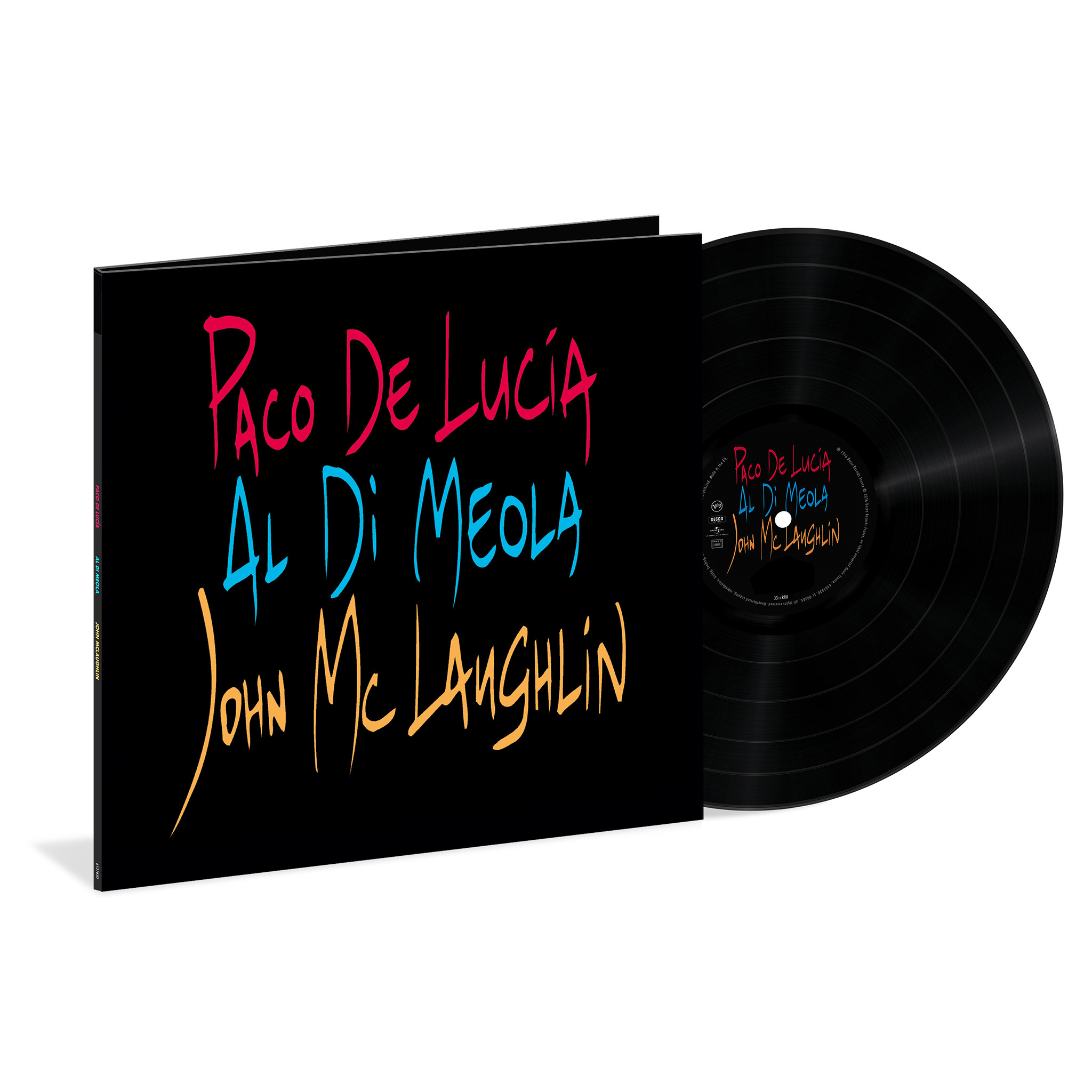 Paco de Lucia -  Al Di Meola -  John McLaughlin: The Guitar Trio LP