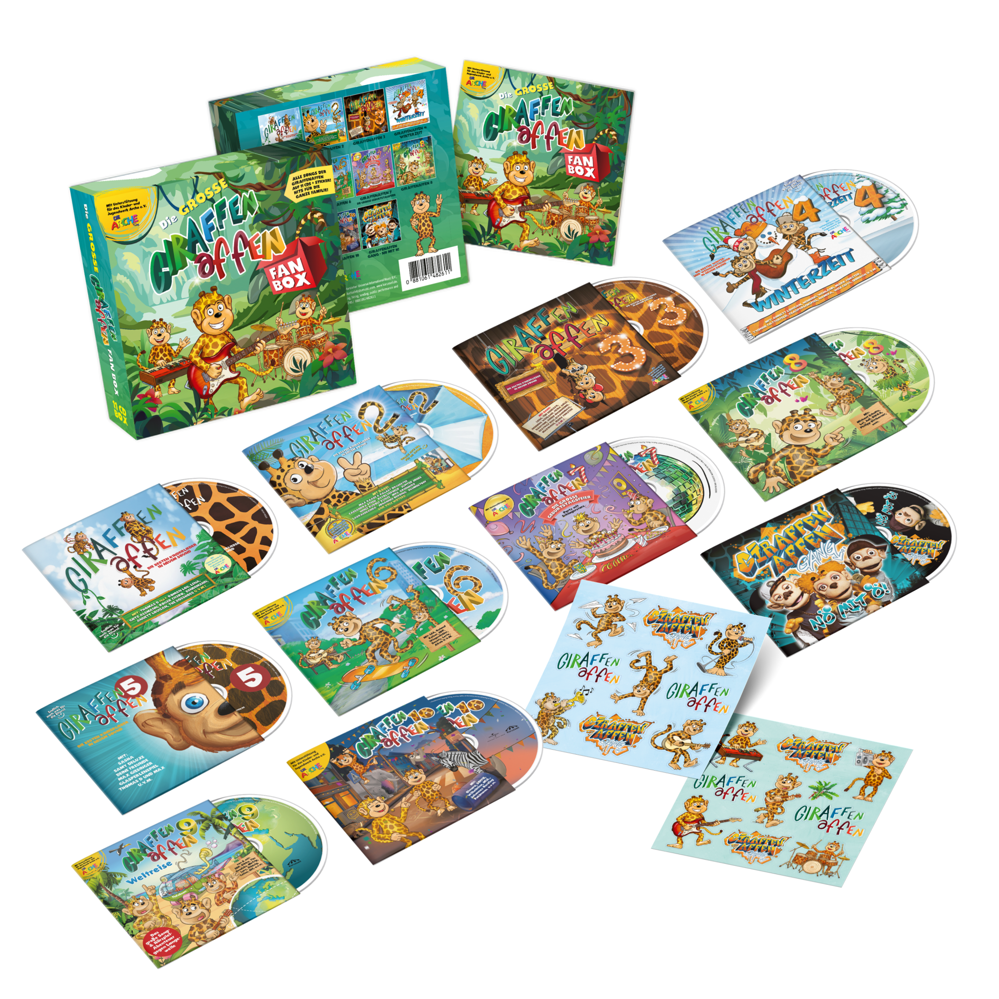 Giraffenaffen 11 CD-Box