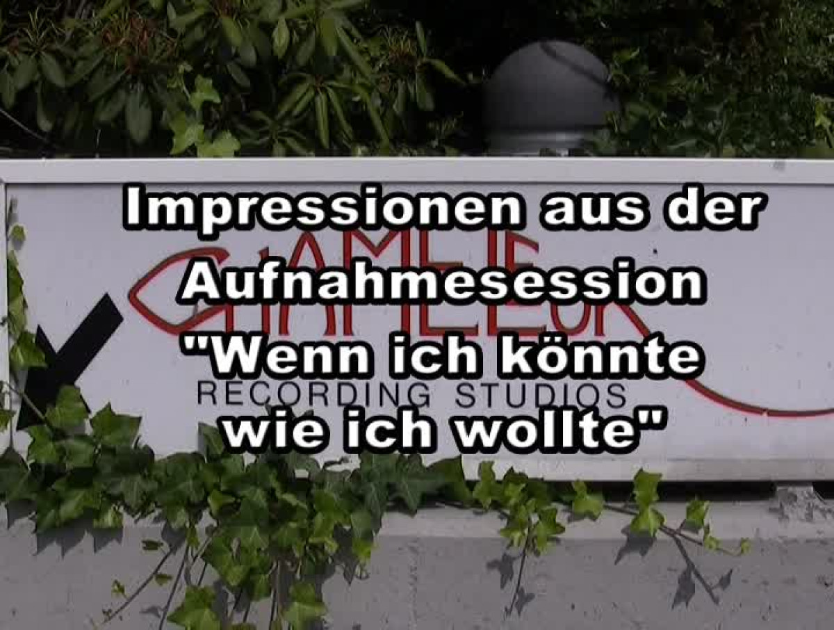 Impressionen aus dem Aufnahmestudio