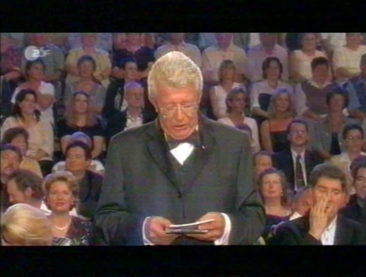 TV-Auftritt "Goldene Stimmgabel 2003"