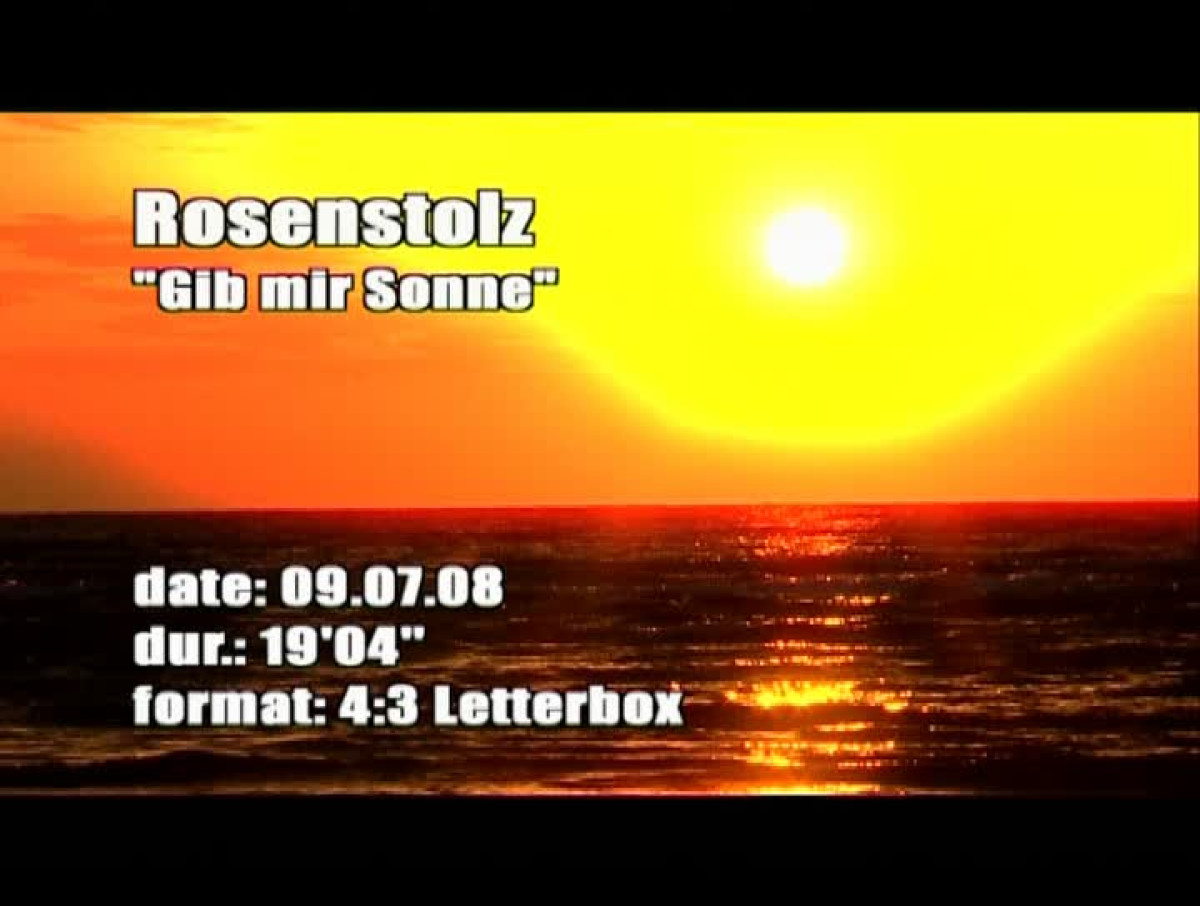 Gib mir Sonne - Making Of