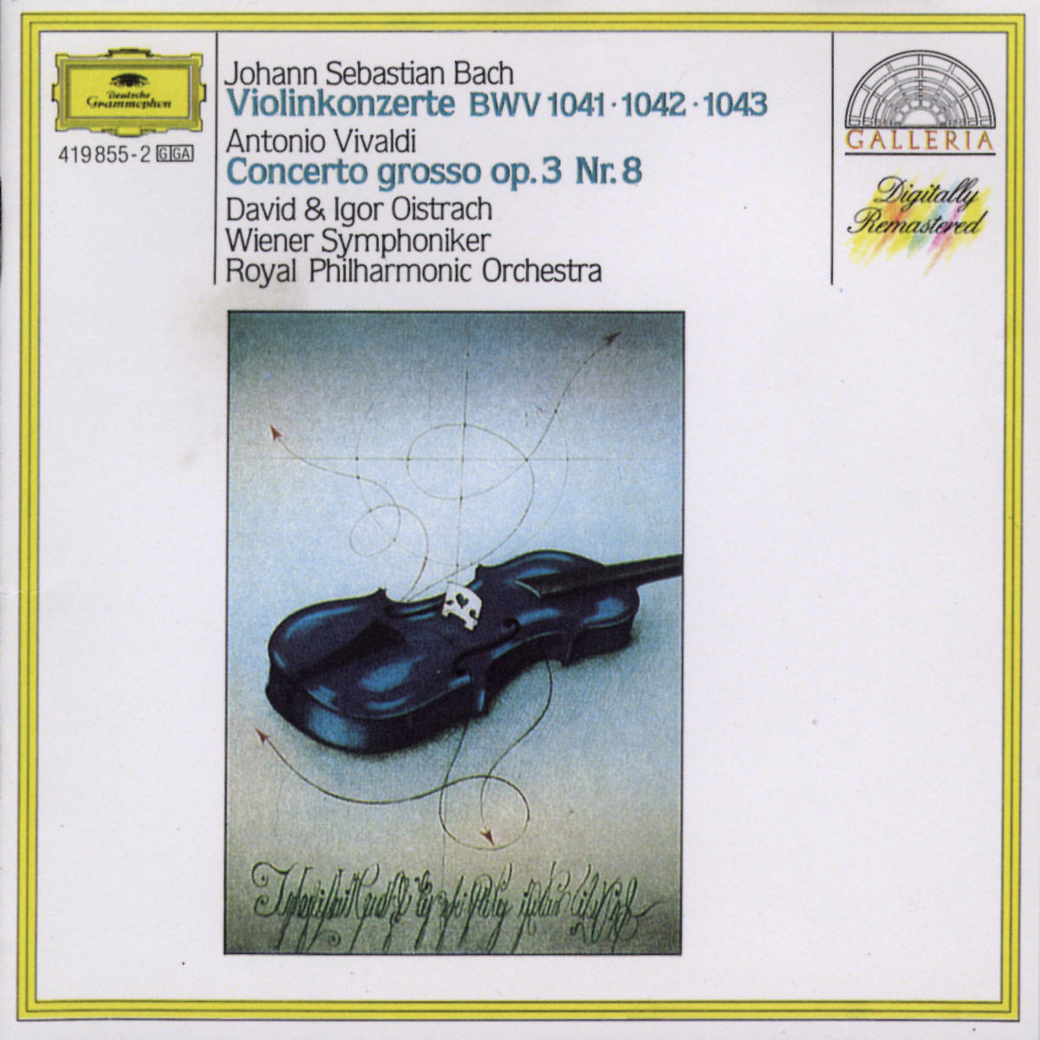 BACH, VIVALDI Violin Concertos / D. + I. Oistrach