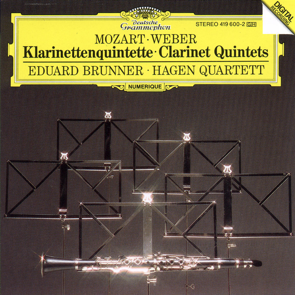 MOZART, WEBER Clarinet Quintets / Hagen Quartett | Deutsche Grammophon