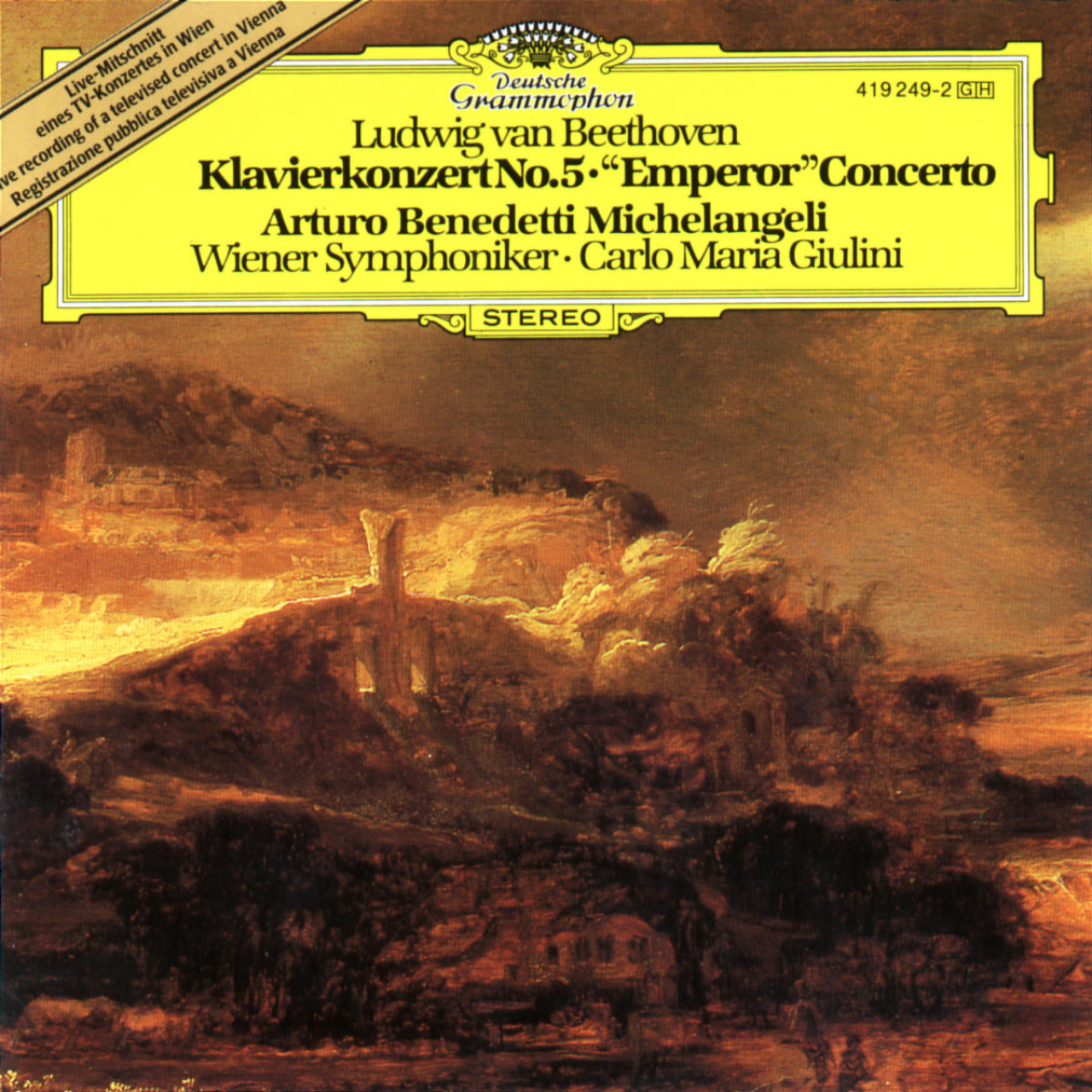 BEETHOVEN Klavierkonzert 5 Michelangeli | Deutsche Grammophon