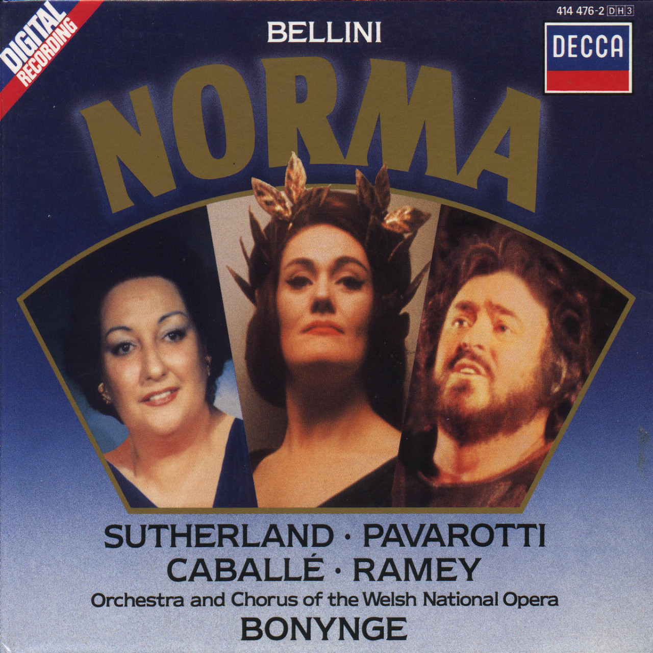 BELLINI Norma Sutherland/Caballé/Pavarotti | Decca Classics