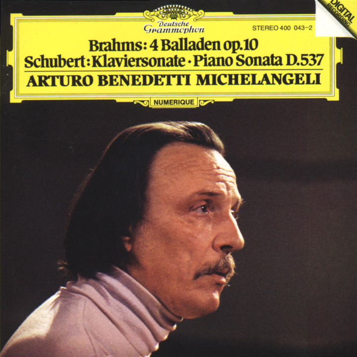 Klaviersonate a-moll D. 537; Balladen op. 10 0028940004320