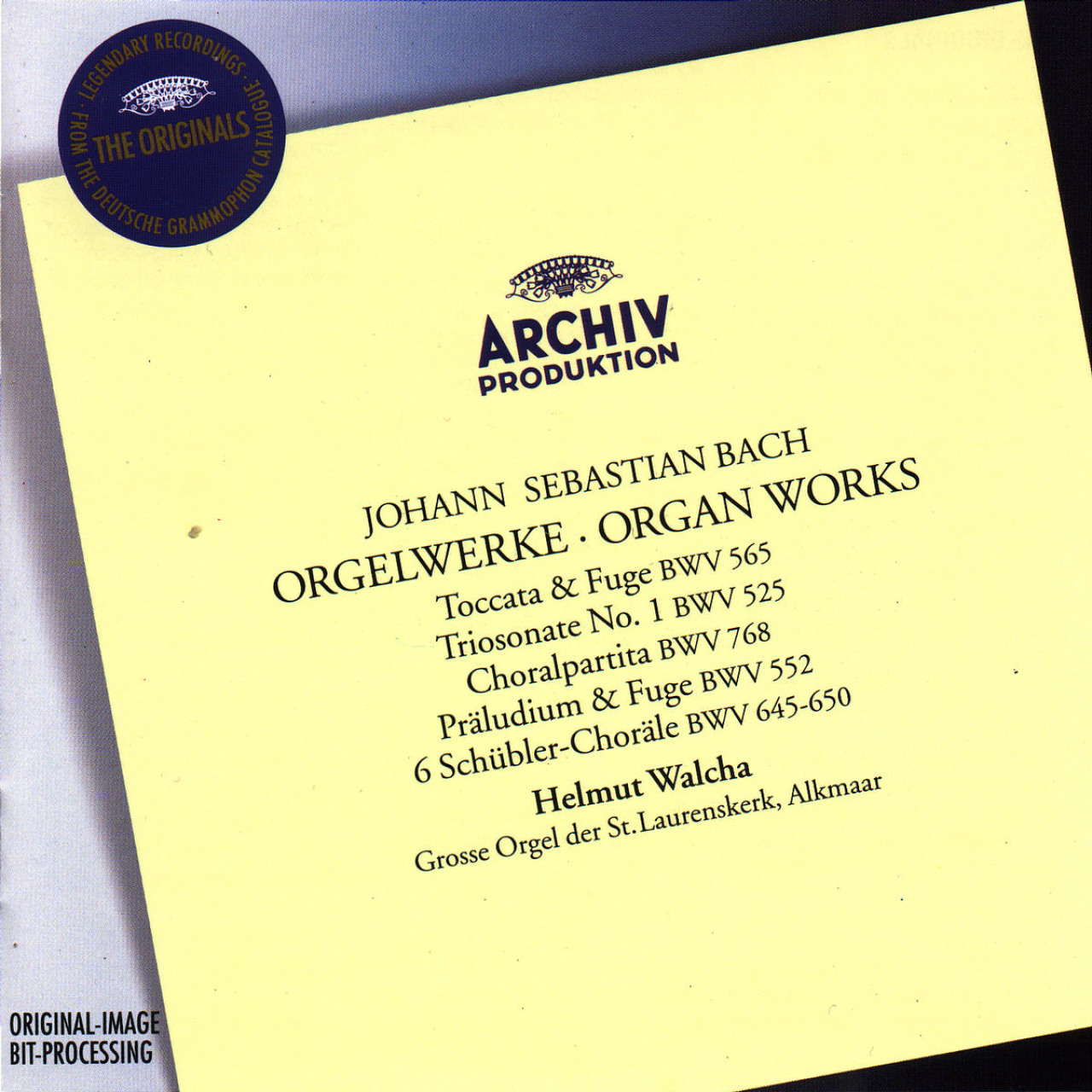 Helmut walcha plays bach : bwv 564 - 645 - 650 - 768 - 646