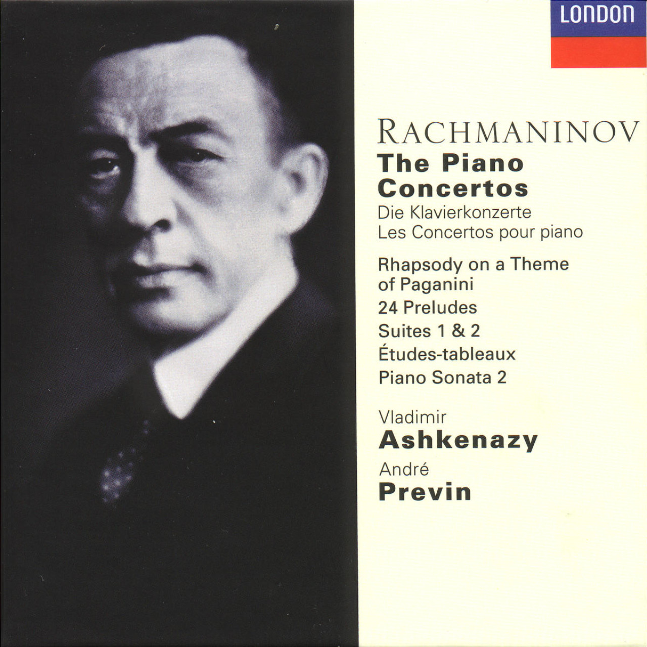 RACHMANINOV Piano Concertos 1 - 4 / Ashkenazy | Decca Classics