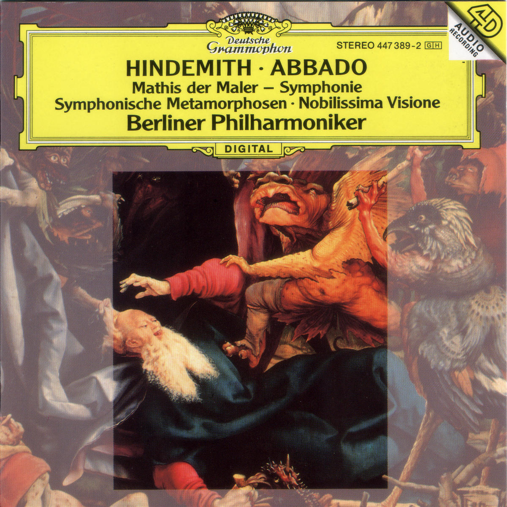 Hindemith: "Mathis der Maler"; Nobilissima Visione; Symphonic Metamorphoses 0028944738920
