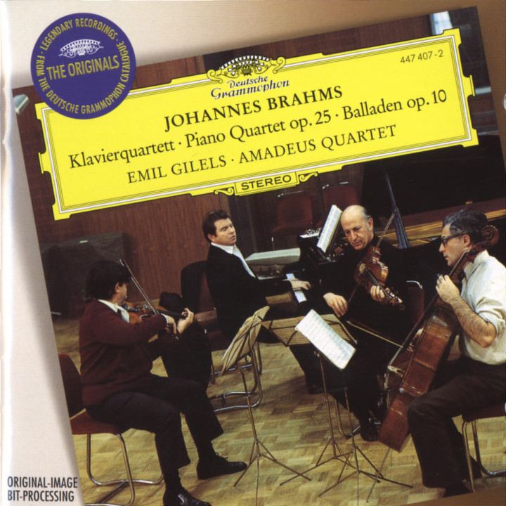 Brahms: Quartet No.1, Op.25 0028944740729