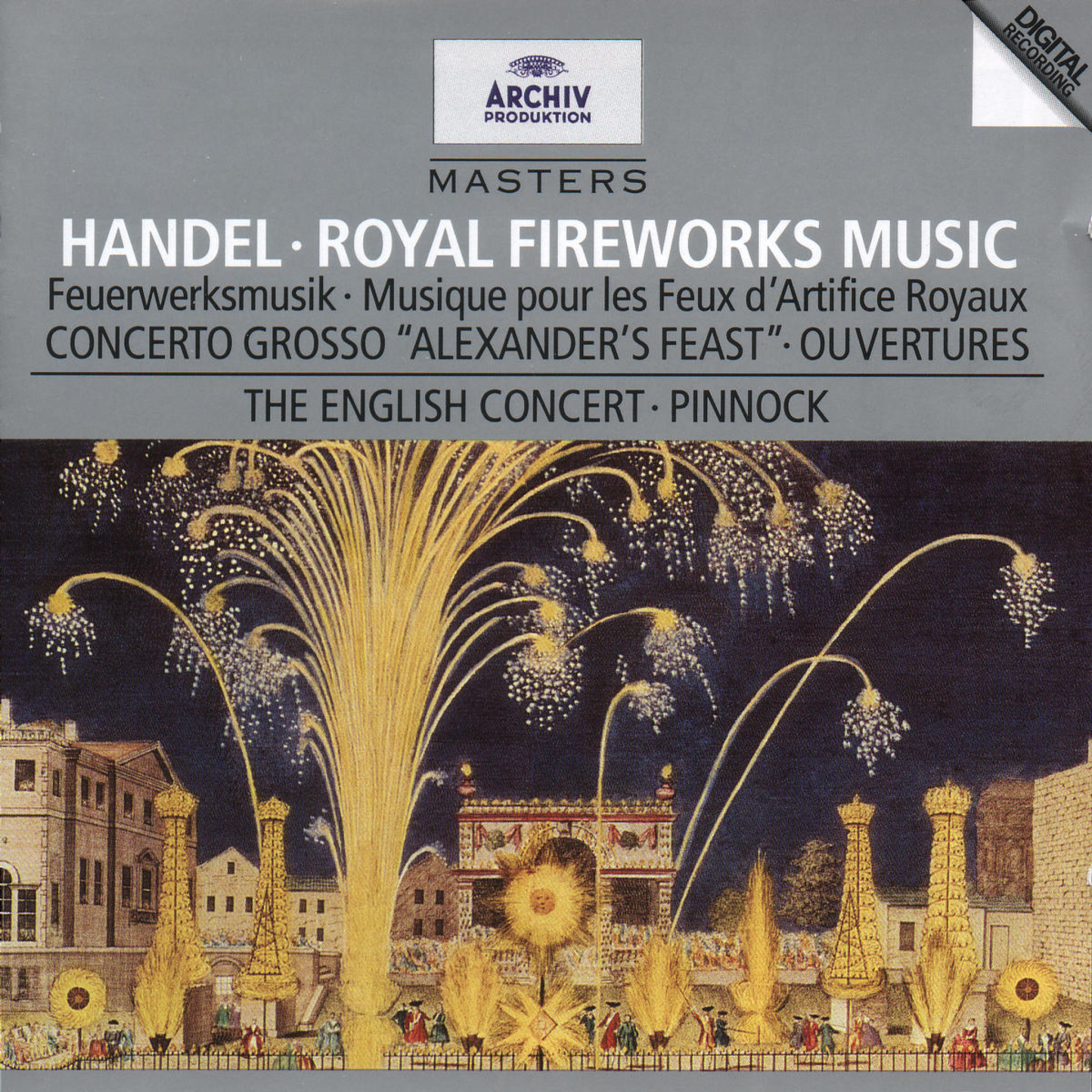 Handel: Music for the Royal Fireworks 0028944727926