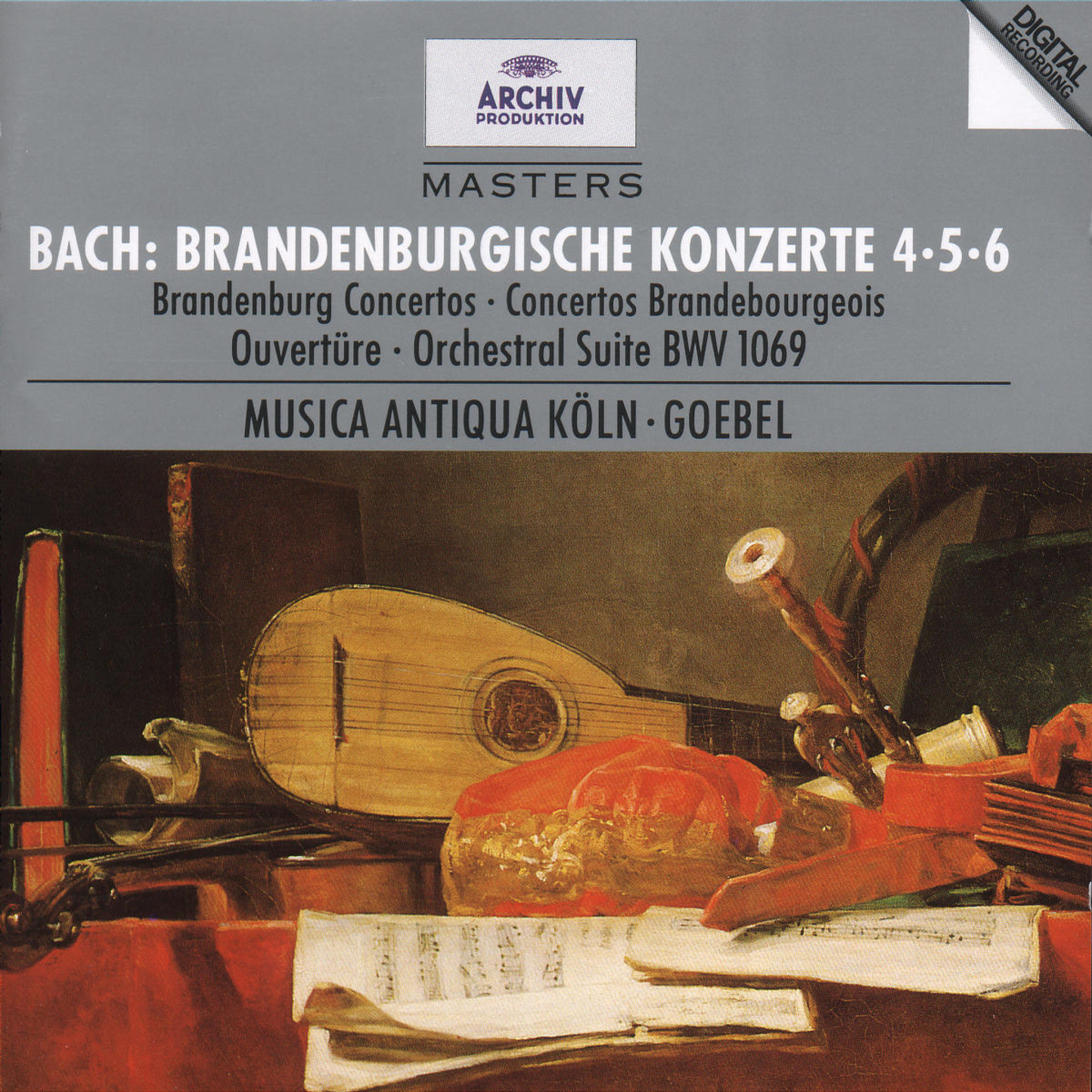 Bach, J.S.: Brandenburg Concertos Nos.4, 5 & 6; Overture No.4 0028944728824