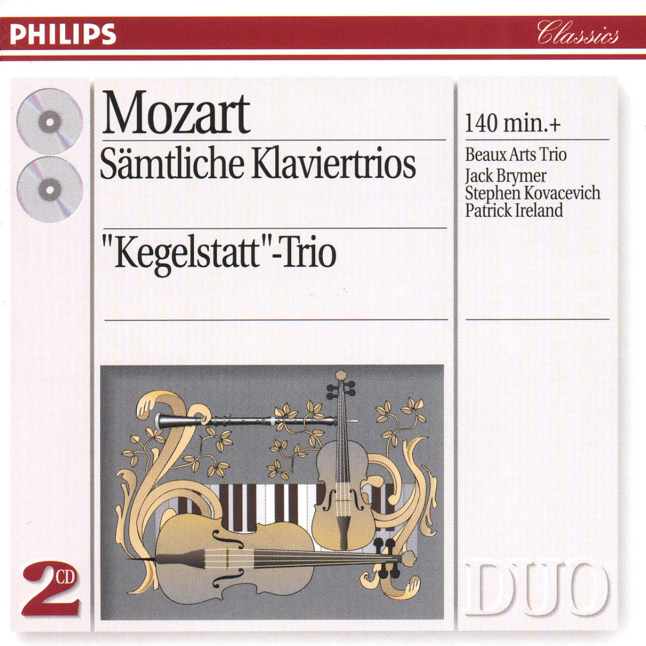 MOZART The Complete Piano Trios Beaux Arts Trio | Decca Classics