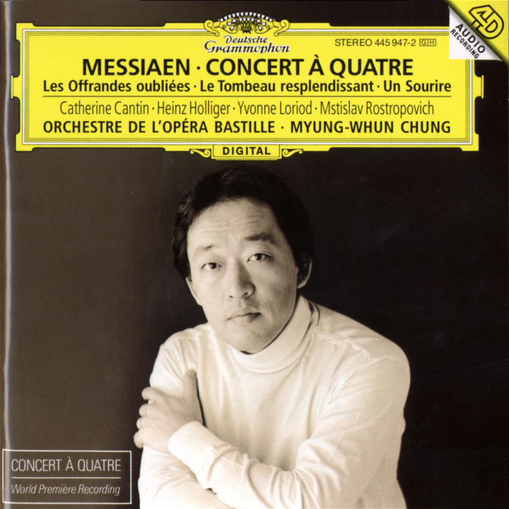 Messiaen: Concert à quatre / Les Offrandes oubliées / Le Tombeau resplendissant / Un Sourire 0028944594726
