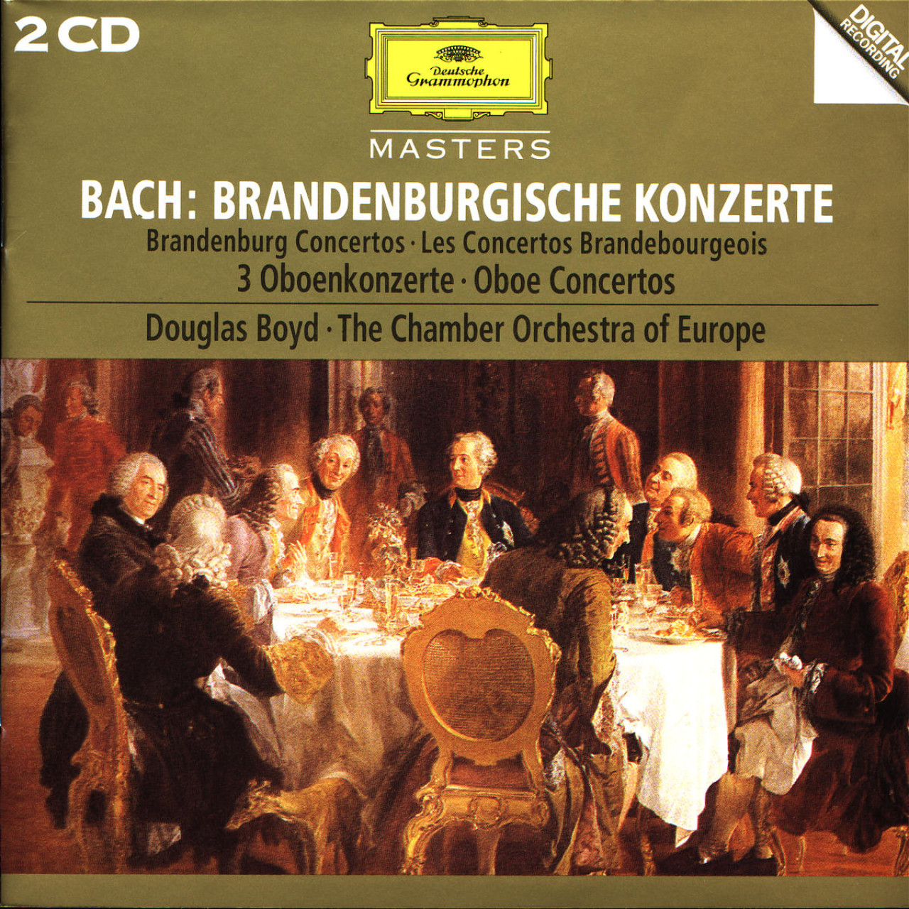 クラシック 2CD Johann Sebastian Bach , Herber Brandenburgische Konzerte = Brandenburg Concertos = UCGG92001 Deutsche Grammophon /00220 BACH Brandenburg Concertos | Deutsche Grammophon