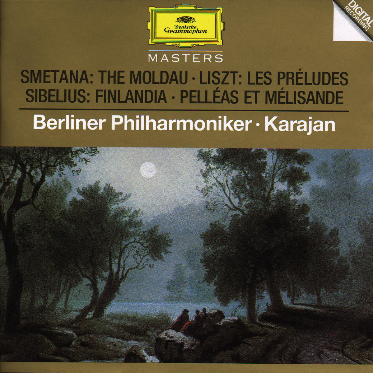 独LP Karajan Mozart: Eine e Nachtmusik / Haydn Kindersinfonie / Liszt Les Preludes / Die Moldau IC0651007371 /00260 Franz Liszt: Les préludes - Berliner Philharmoniker - Herbert von