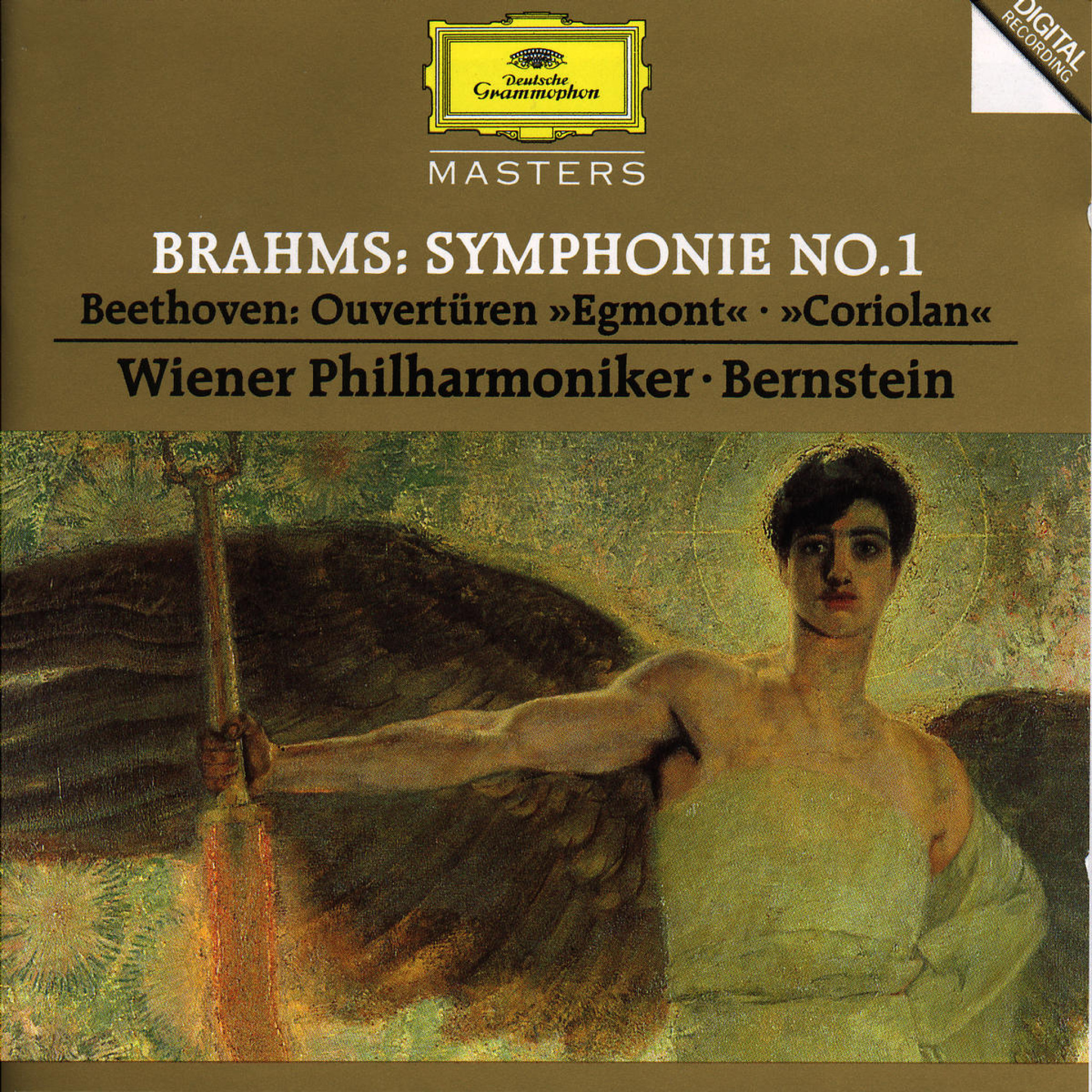 BRAHMS 1. Symphony BEETHOVEN Overtures / Bernstein