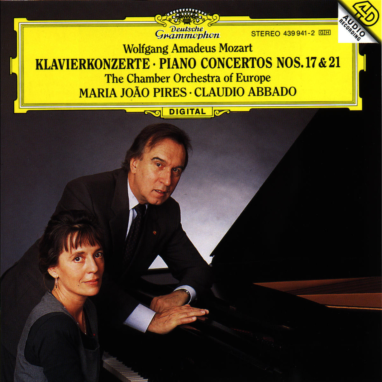 MOZART Piano Concertos Nos. 17 + 21 / Pires, Abbado | Deutsche